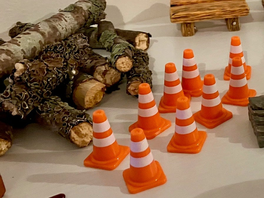 Miniature Traffic / Construction Cones