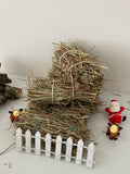 Miniature haybales for miniature environment / dolls houses (outdoor)