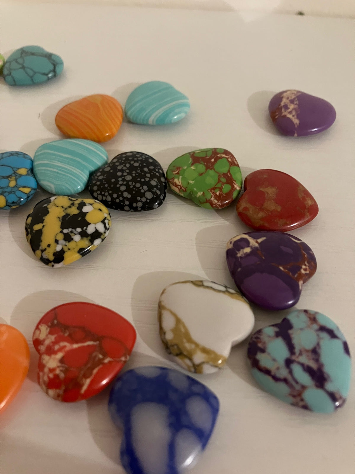 Miniature Colored Hearts
