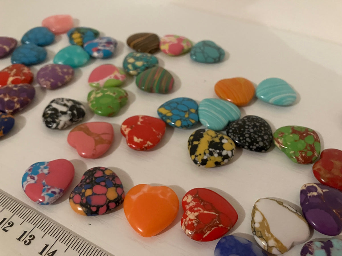 Miniature Colored Hearts