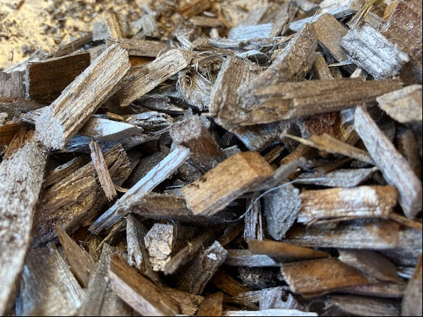 Miniature wood / pine bark (silver)