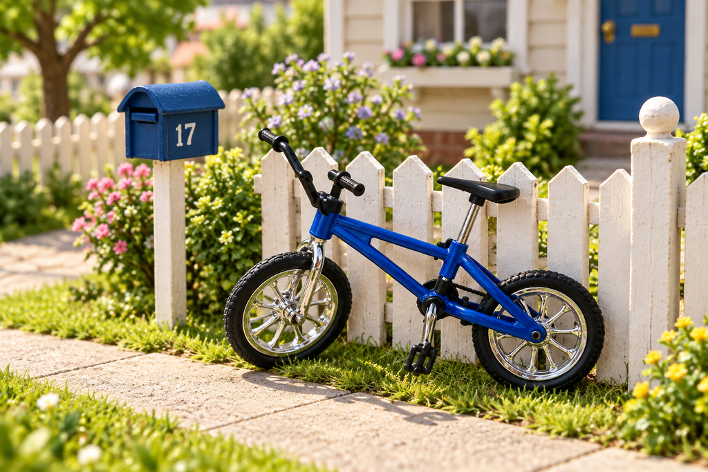 Blue Push Bike Lifestyle